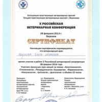Сертификат отделения Антонова-Овсеенко 31А