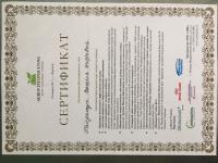 Сертификат клиники Доктор Вет